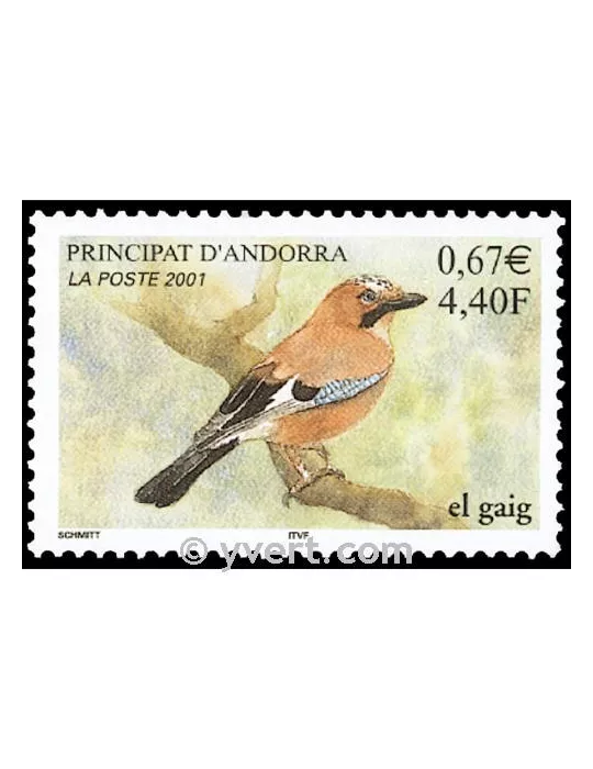 n° 548 -  Timbre Andorre Poste