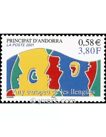 n° 549 -  Timbre Andorre Poste