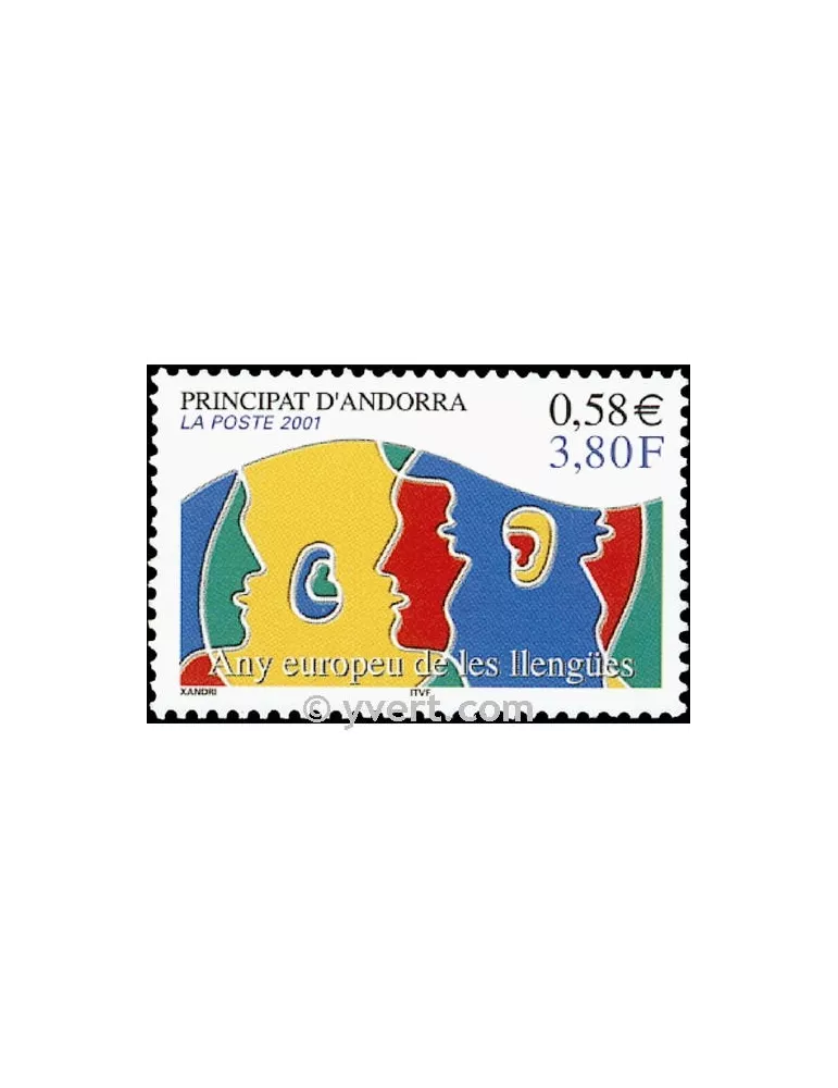 n° 549 -  Timbre Andorre Poste