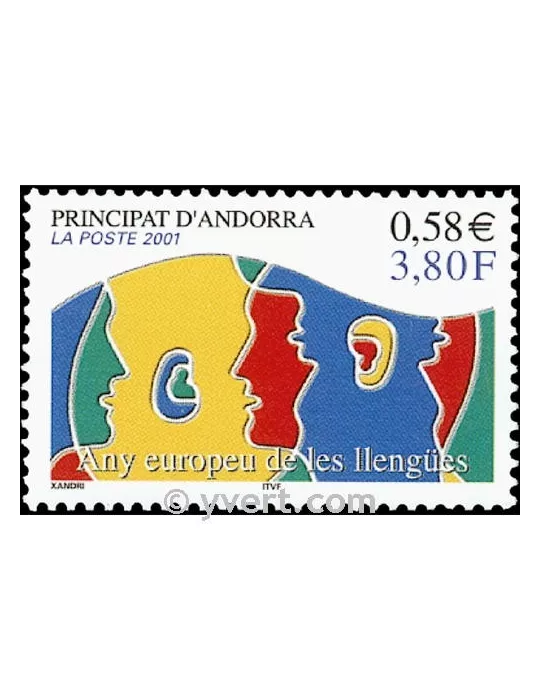 n° 549 -  Timbre Andorre Poste