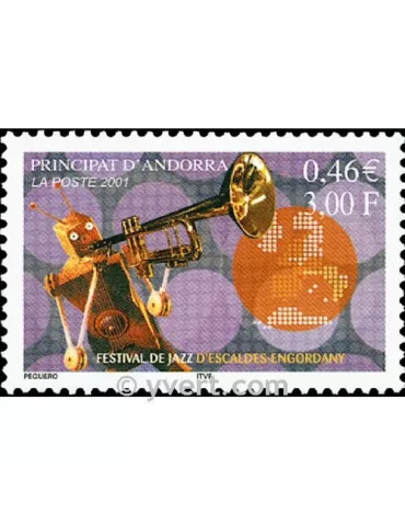 n° 550 -  Timbre Andorre Poste