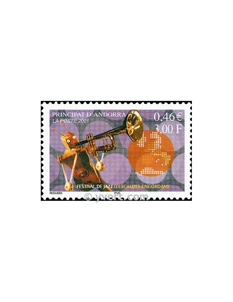 n° 550 -  Timbre Andorre Poste