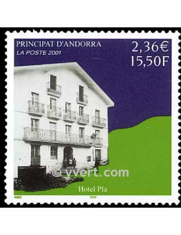 n° 553 -  Timbre Andorre Poste