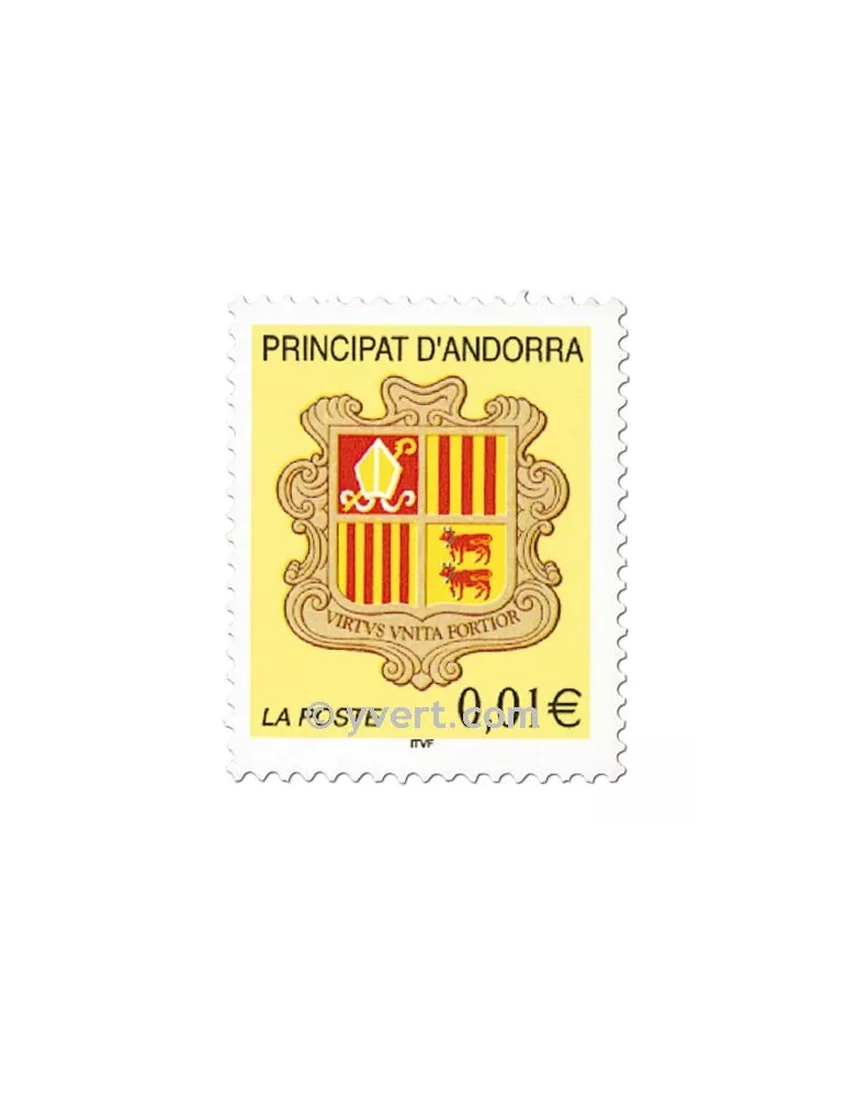 n° 555/558 -  Timbre Andorre Poste