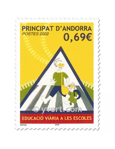 n° 565 -  Timbre Andorre Poste