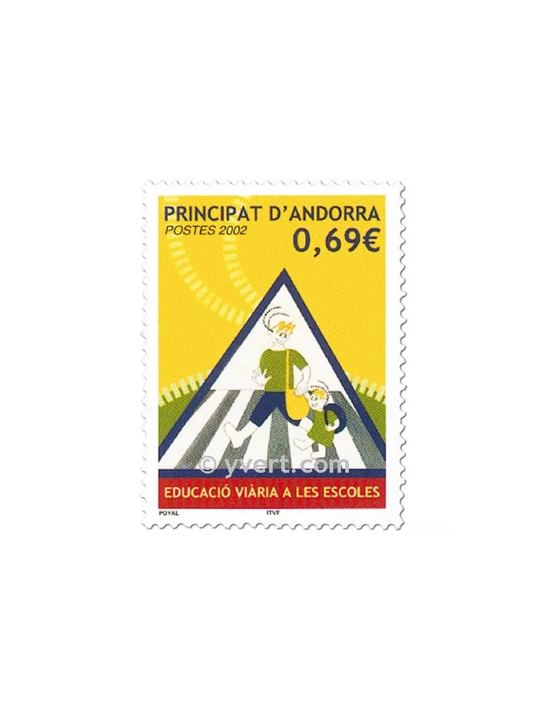 n° 565 -  Timbre Andorre Poste