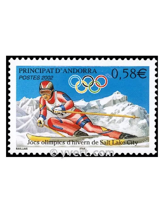 n° 566 -  Timbre Andorre Poste