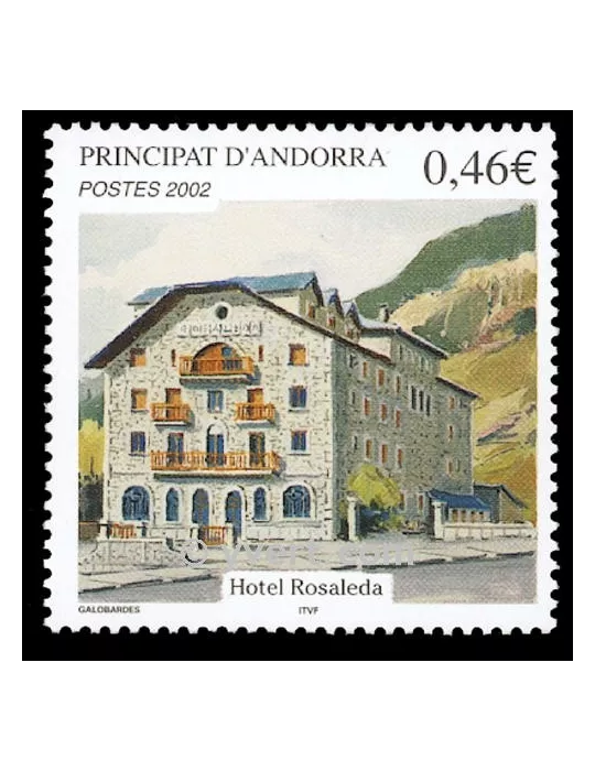 n° 567 -  Timbre Andorre Poste
