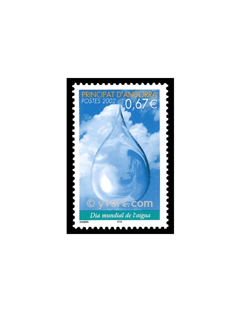 n° 568 -  Timbre Andorre Poste