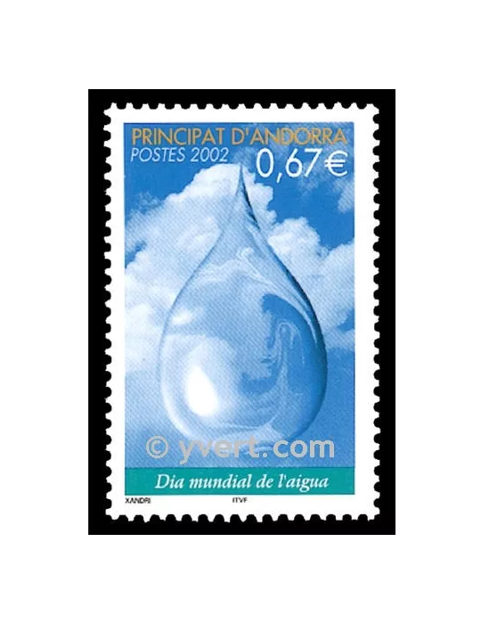 n° 568 -  Timbre Andorre Poste