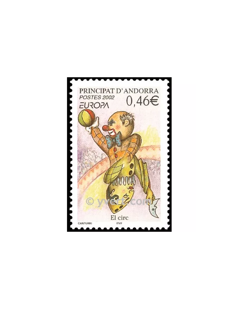 n° 569 -  Timbre Andorre Poste