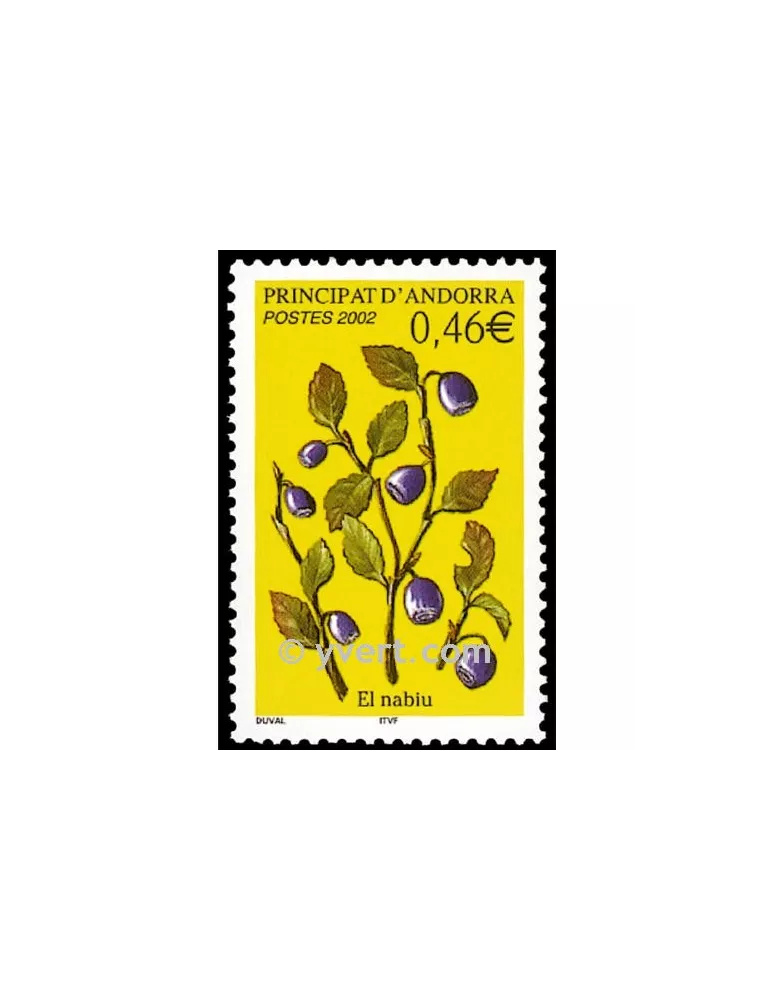 n° 570 -  Timbre Andorre Poste