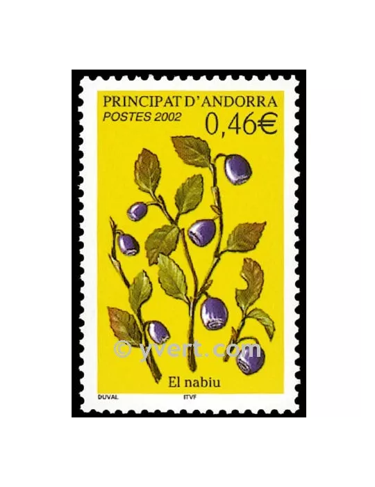 n° 570 -  Timbre Andorre Poste