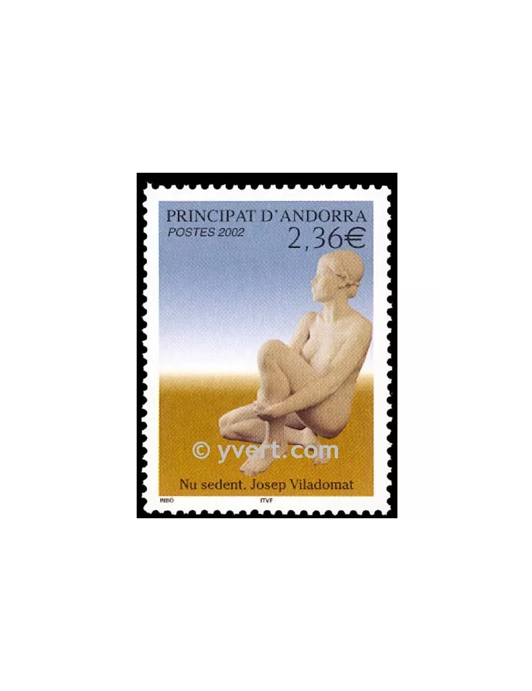 n° 571 -  Timbre Andorre Poste