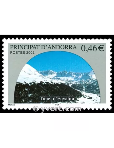 n° 572 -  Timbre Andorre Poste