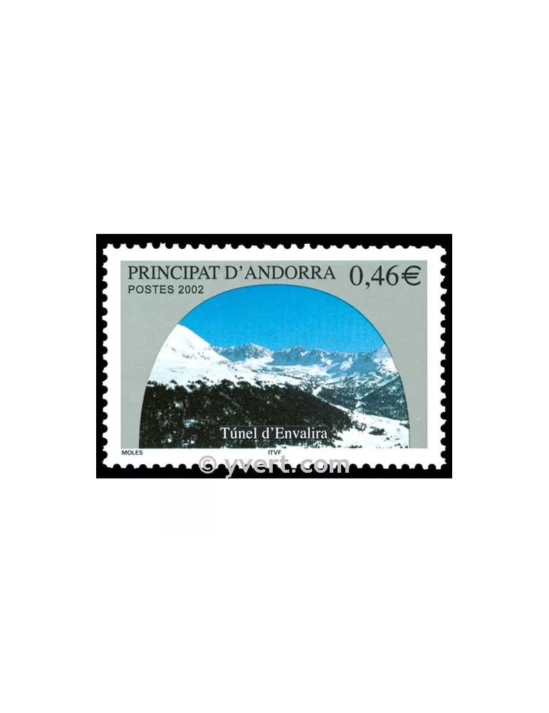 n° 572 -  Timbre Andorre Poste
