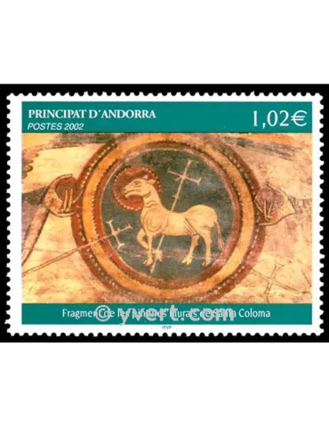 n° 574 -  Timbre Andorre Poste
