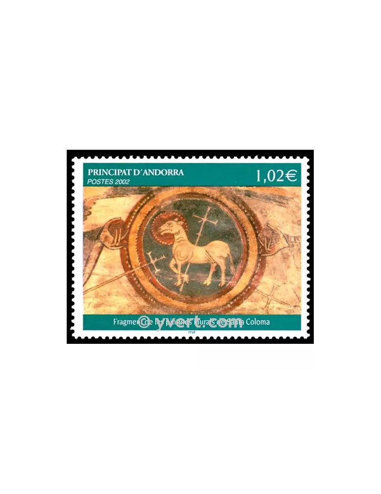n° 574 -  Timbre Andorre Poste