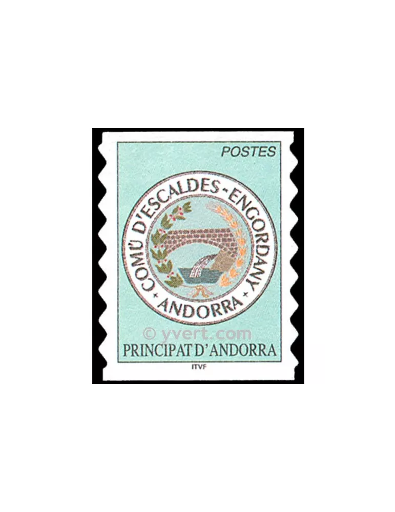 n° 575 -  Timbre Andorre Poste