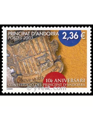 n° 577 -  Timbre Andorre Poste