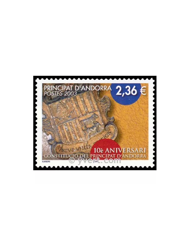 n° 577 -  Timbre Andorre Poste