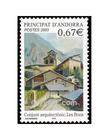 n° 578 -  Timbre Andorre Poste