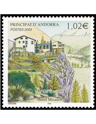n° 579 -  Timbre Andorre Poste