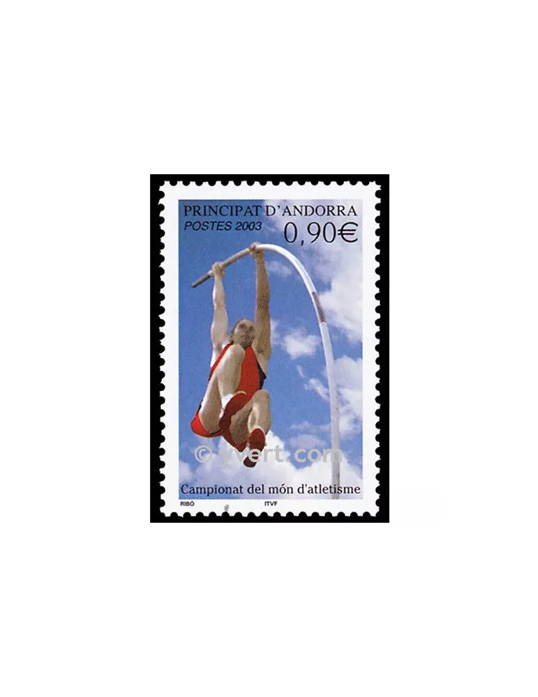 n° 583 -  Timbre Andorre Poste