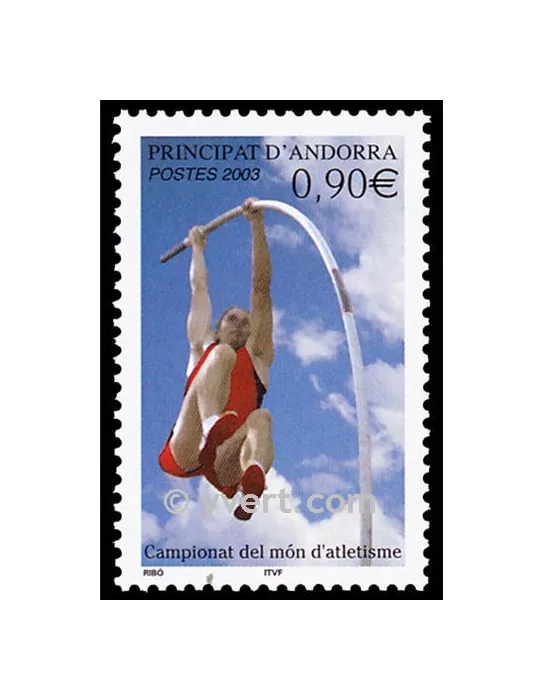 n° 583 -  Timbre Andorre Poste