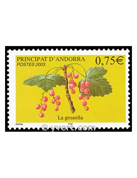 n° 585 -  Timbre Andorre Poste