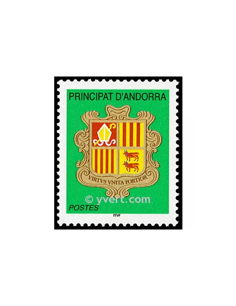 n° 588 -  Timbre Andorre Poste