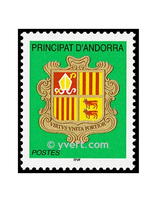 n° 588 -  Timbre Andorre Poste