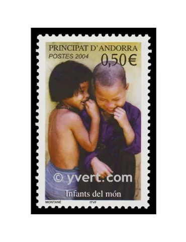 n° 592 -  Timbre Andorre Poste