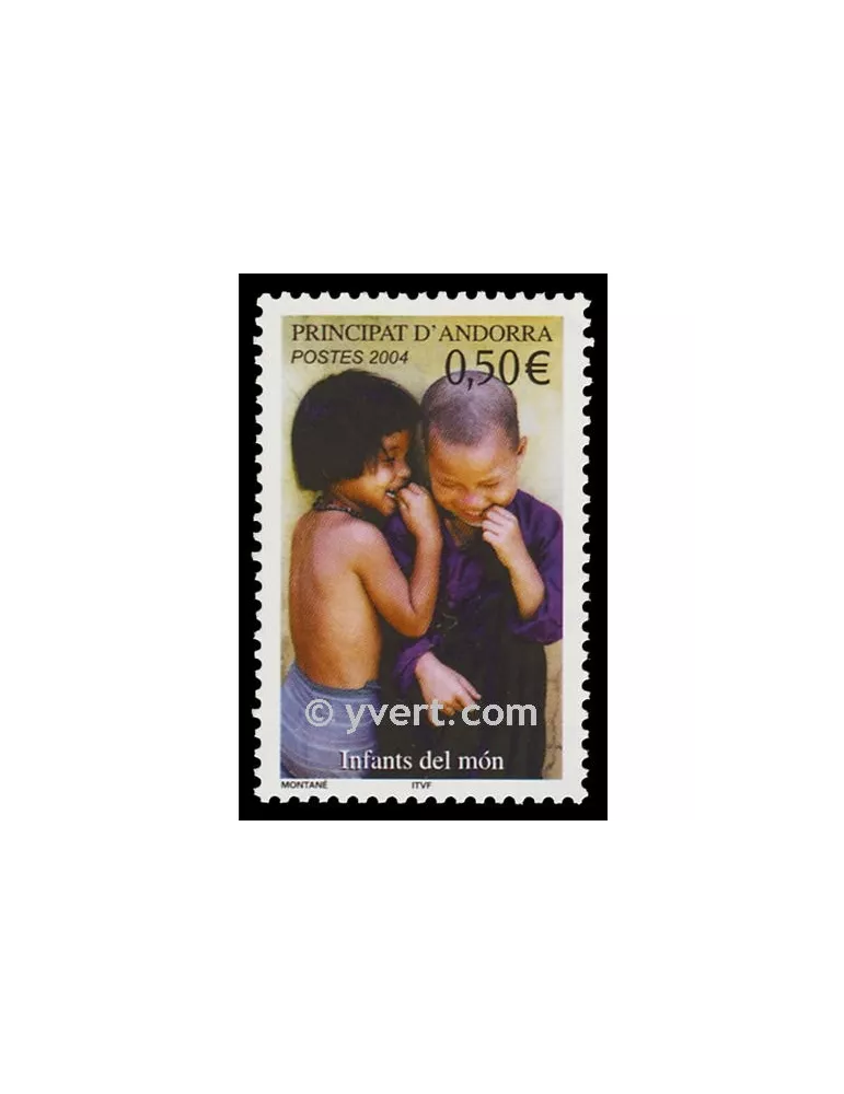 n° 592 -  Timbre Andorre Poste