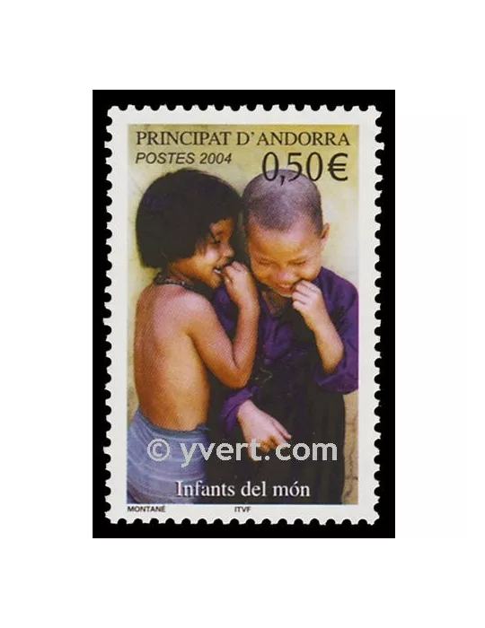 n° 592 -  Timbre Andorre Poste