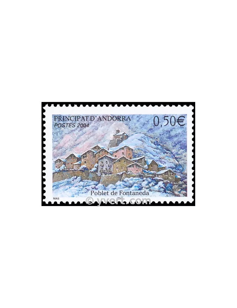 n° 597 -  Timbre Andorre Poste