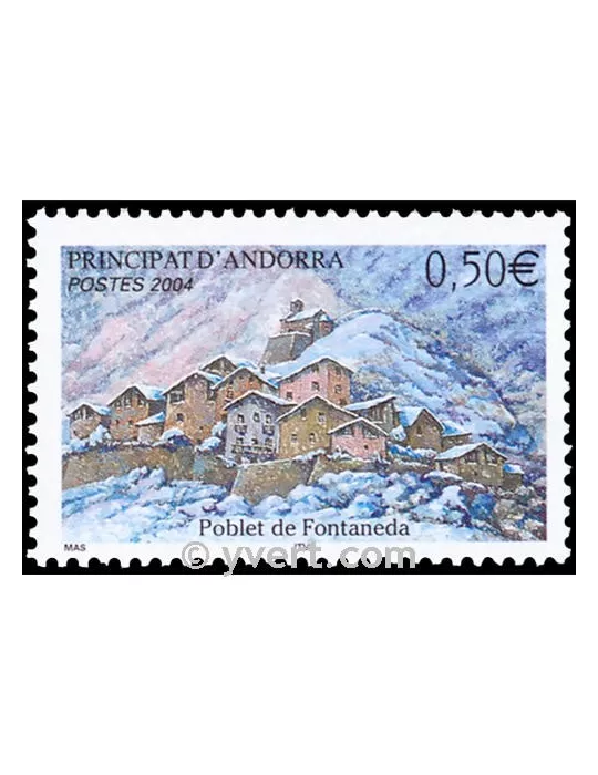 n° 597 -  Timbre Andorre Poste