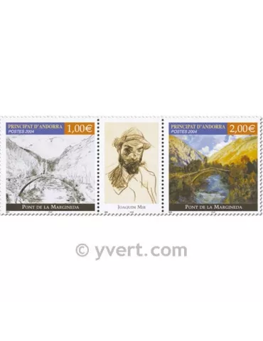 n° 599/600 -  Timbre Andorre Poste