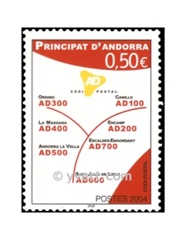 n° 601 -  Timbre Andorre Poste