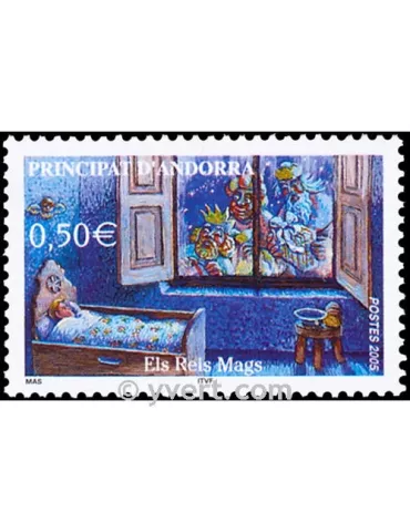 n° 604 -  Timbre Andorre Poste
