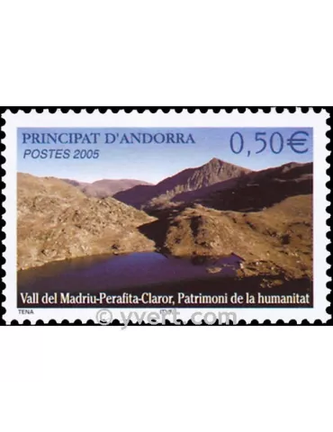 n° 605 -  Timbre Andorre Poste
