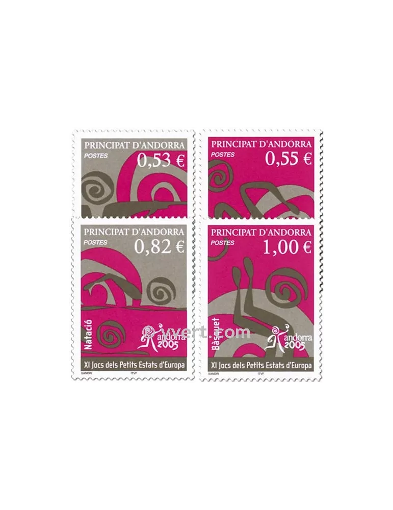n° 609/612 -  Timbre Andorre Poste