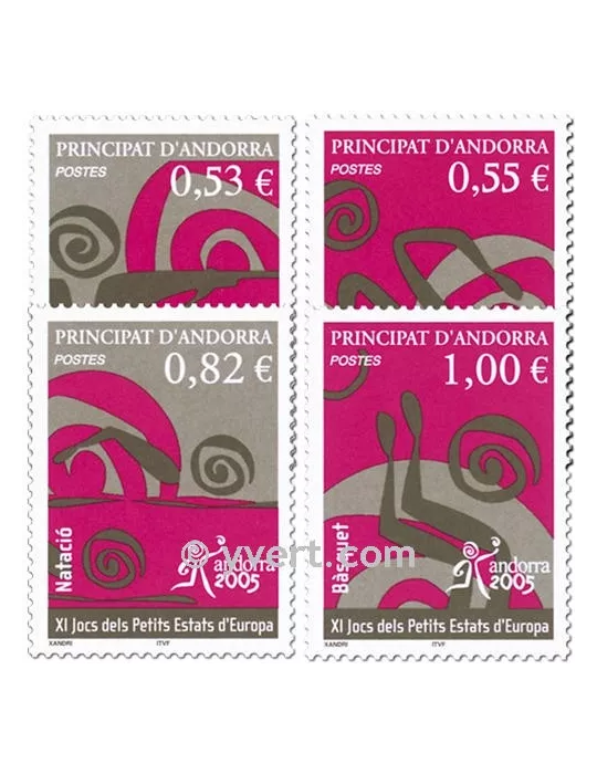 n° 609/612 -  Timbre Andorre Poste