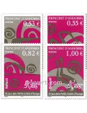 n° 609/612 -  Timbre Andorre Poste