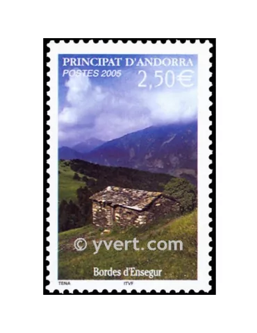 n° 613 -  Timbre Andorre Poste