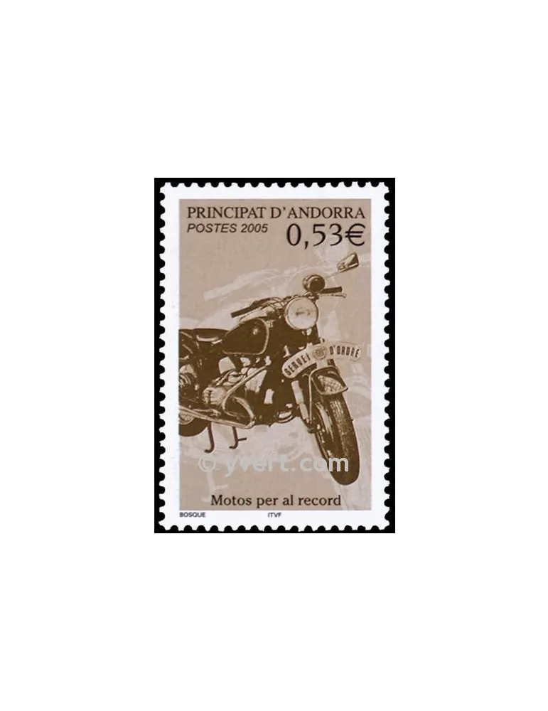 n° 614 -  Timbre Andorre Poste
