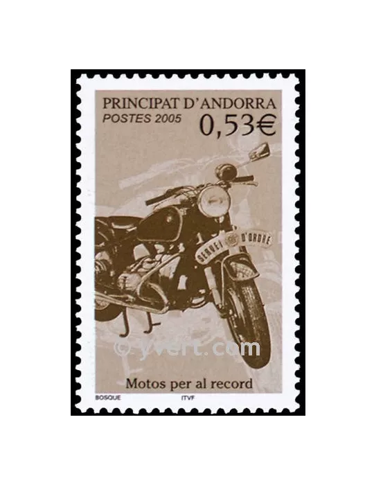 n° 614 -  Timbre Andorre Poste