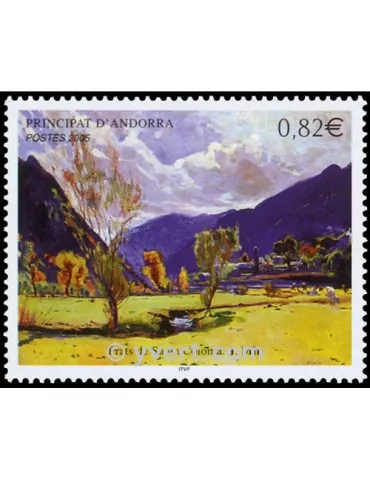n° 615 -  Timbre Andorre Poste