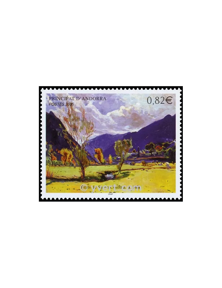 n° 615 -  Timbre Andorre Poste