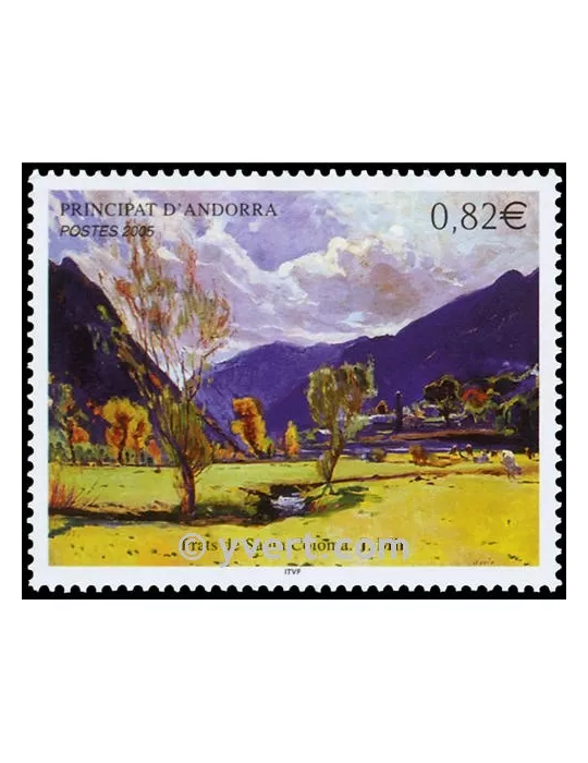n° 615 -  Timbre Andorre Poste